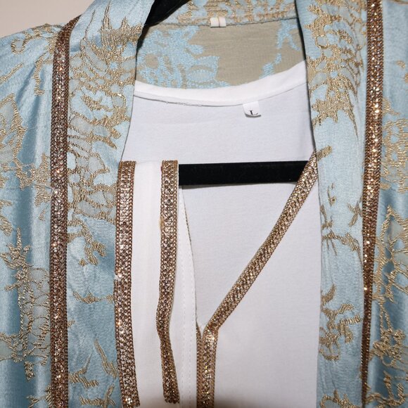 Light Blue Fairytale Abaya - Picture 4 of 5